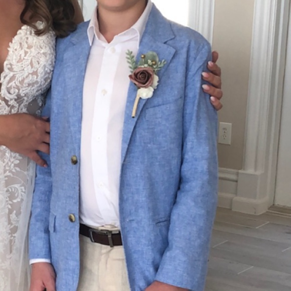 Boys Light Blue Blazer